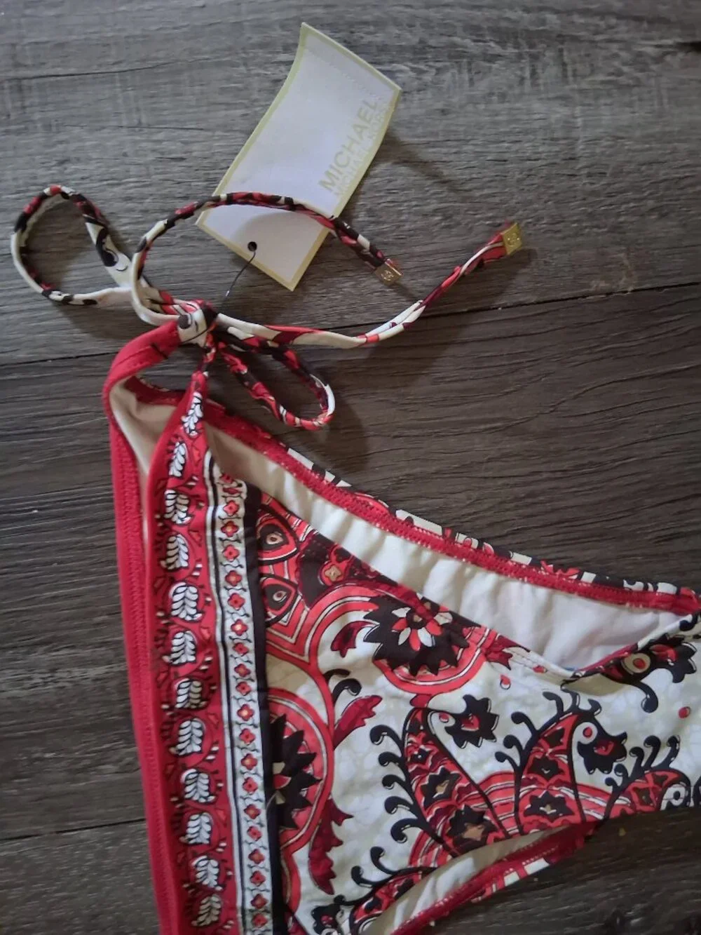 new Michael Kors Halter Bikini Paisley Medium $128. new with tags